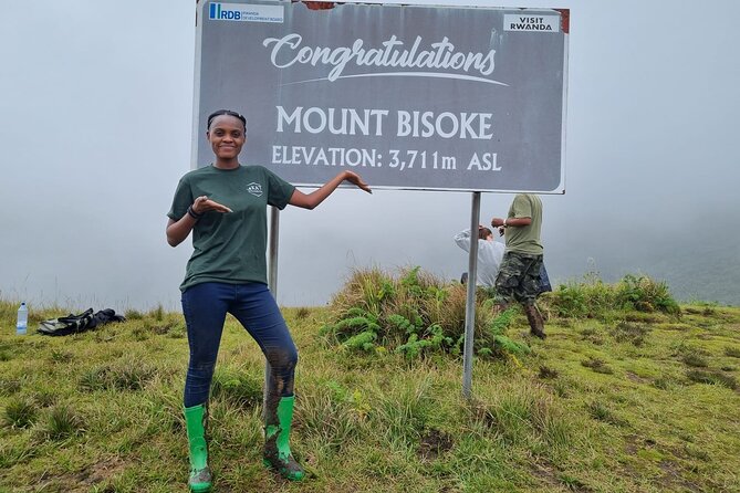Full day Mt. Bisoke hike - Mt. Gahinga: a smaller peak with a different feel