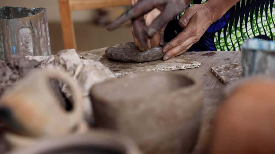 Kigali: Traditional Kubumba Pottery Making with Local Women - Shaping, molding, and decorating your own piece