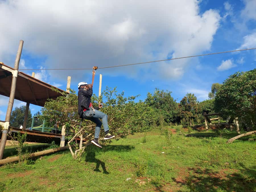 Kigali: Zip-line Experience in Mount Kigali - Four zip-line rides, not just one quick pass