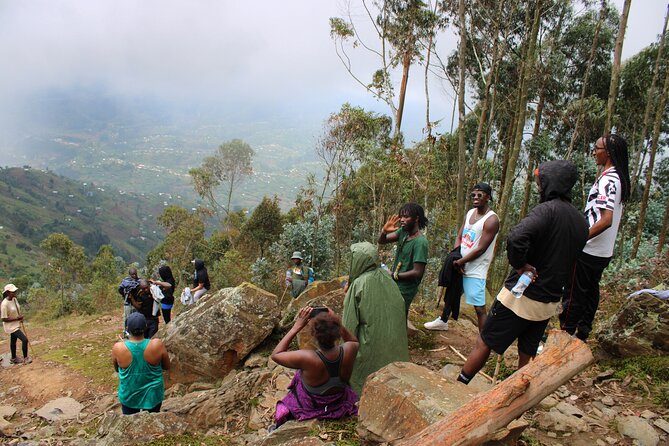 Mount Kabuye Hiking - The summit and views toward two lakes