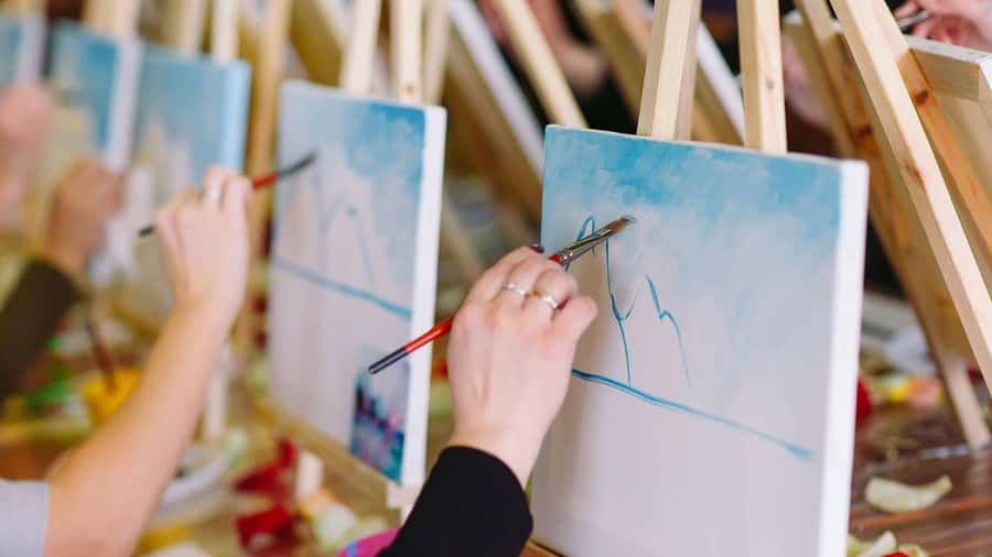 Painting with Delicious Coffee - Starting with a blank sheet of paper